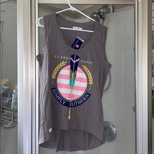 grey simply southern tank top